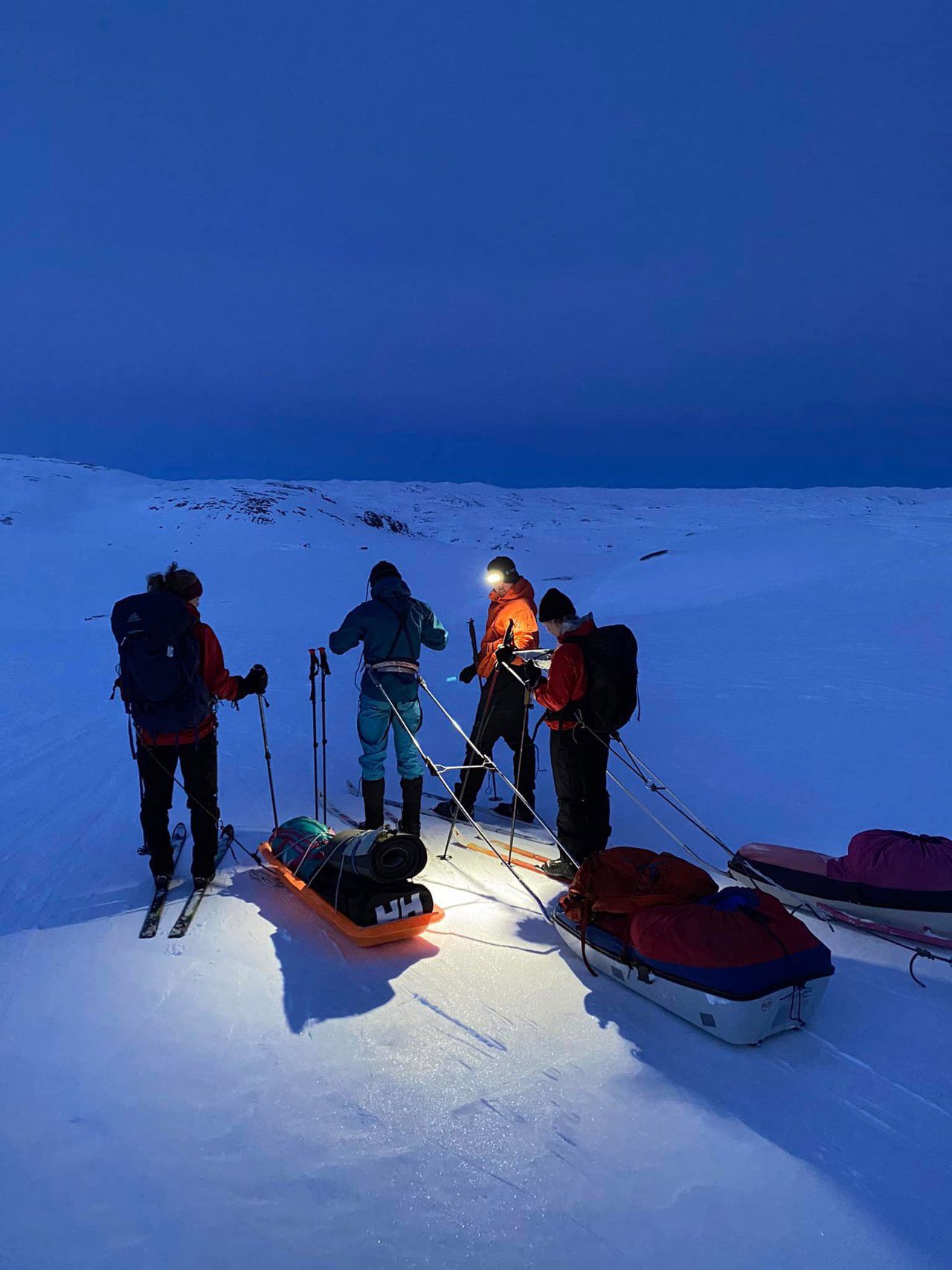 Skitur på Hardangervidda.