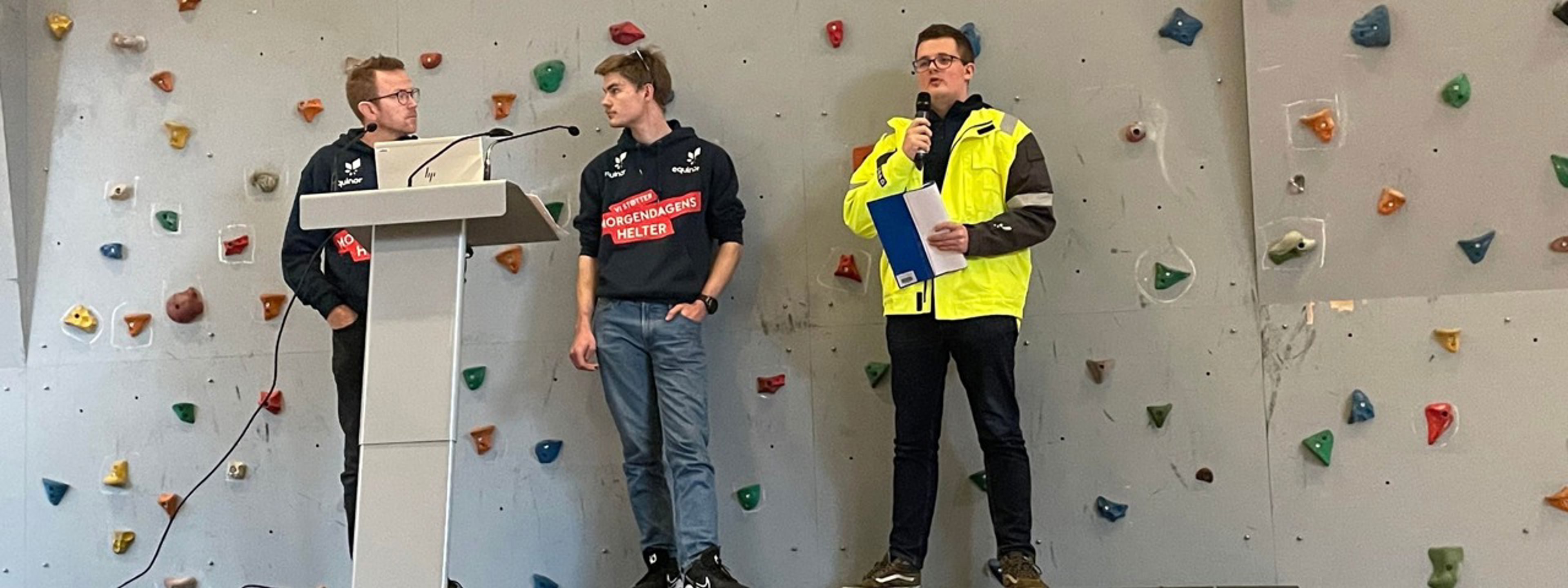 Presentasjon under lærlingekonferansen