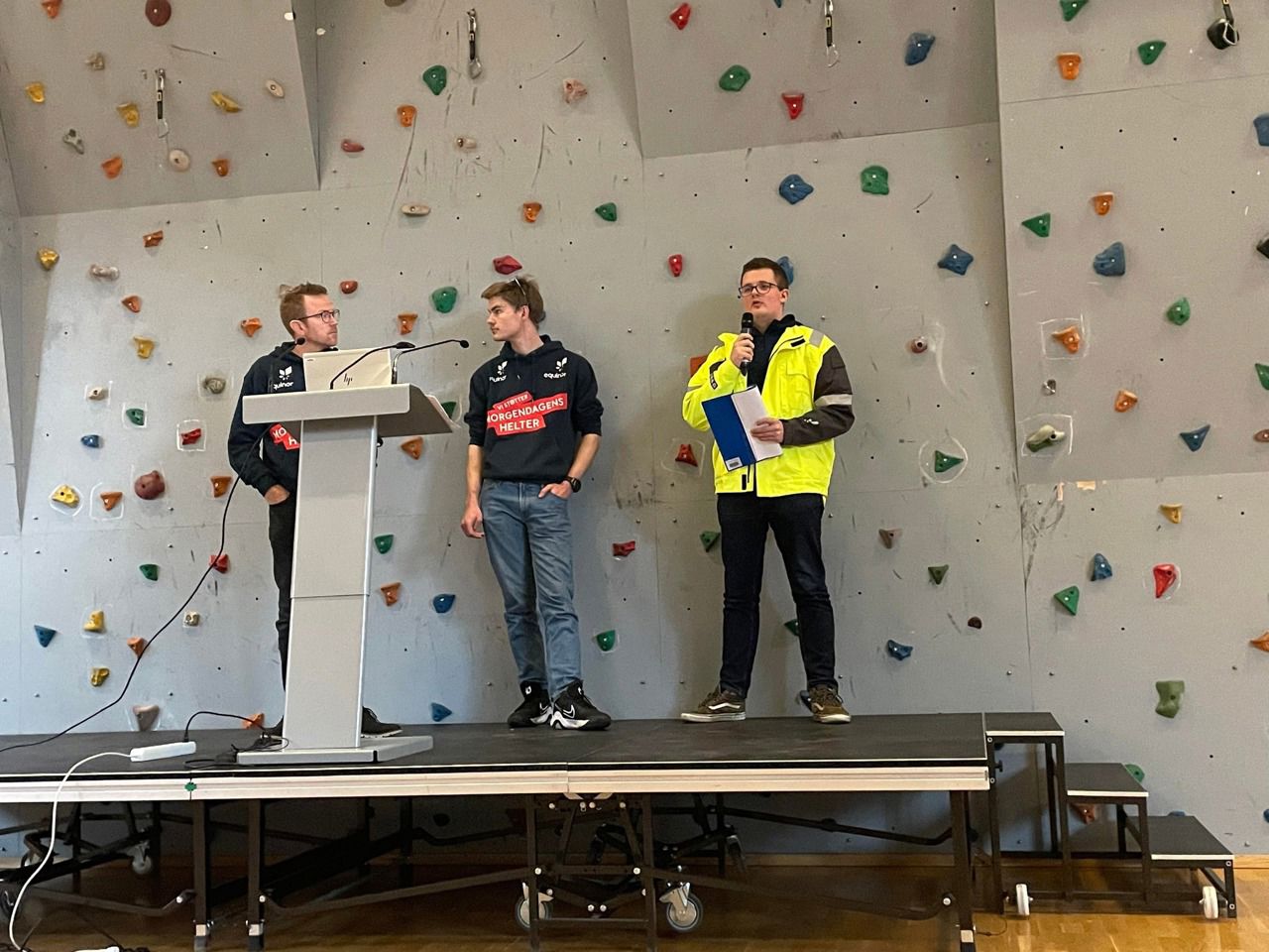 Presentasjon under lærlingekonferansen